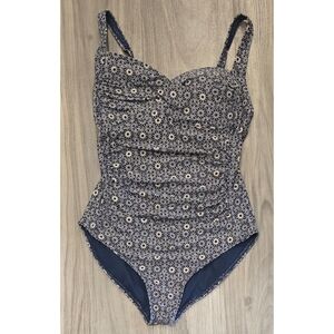 Nip Tuck Joanne One-Piece Swimsuit Navy size 6